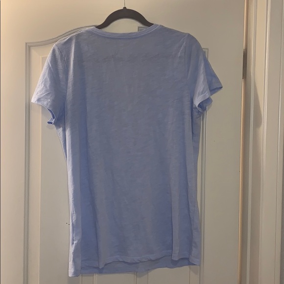 Periwinkle V neck with gem embellishments - Picture 6 of 6